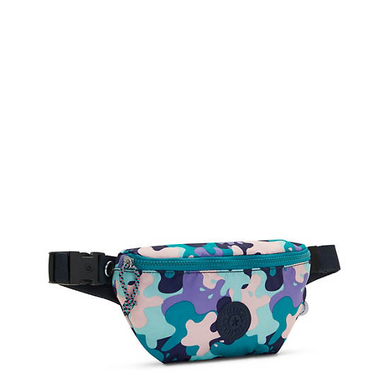 Kipling Fresh Lite Printed Midjeveske Grønn | NO 2210BE